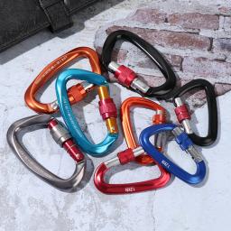 D Forma Mosquetão de Segurança Profissional, Chave Ganchos, Escalada Segurança, Master Lock, Outdoor Montanhismo Ferramenta de Proteção, 12 KN, 24 KN, 25KN - Image 1