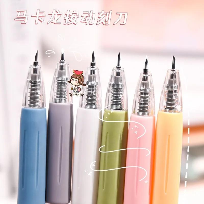 Art Utility Knife Pen, Scrapbooking Adesivos, Ferramenta de corte, Express Box, Artesanato, Material escolar, Papelaria, 1 Pc, 3 Pcs, 6 Pcs, 10 Pcs - Image 1