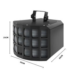Controle remoto dmx rgbw led strobe laser disco dj feixe ponto efeito de iluminação palco festa dança clube casamento borboleta luz - Image 4