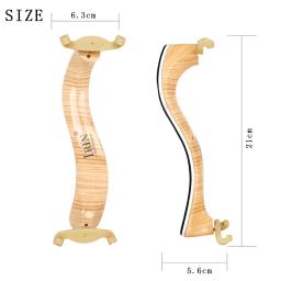 IRIN-Antique Maple Professional Violino Shoulder Reests, Ajuste Livre, Acessórios Musicais, Repor, 4, 4, 4 - Image 3