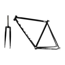 INTRO7-Fixed Gear Bike Frame, 700C Fixie bicicleta, ciclismo Framesets, 52 55cm, CR-MO - Image 1