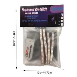 Decorativas luzes LED bicicleta com caixa de bateria, luzes quadrobicicleta, à prova de poeira, impermeável, decorativo - Image 6