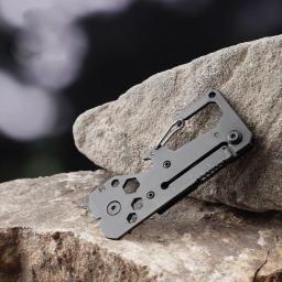 Splitman-Canivete de aço inoxidável, EDC Multi Tool, Faca pequena, Sobrevivência ao ar livre, Tático, Mini Multitools, Chave de fenda - Image 6