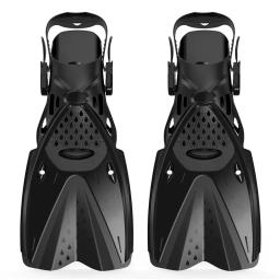 Nadadeiras De Mergulho Profissional Pé Mergulho, nadadeiras Adultas Ajustáveis De Conforto De Natação, equipamentos De Esportes Aquáticos - Image 2
