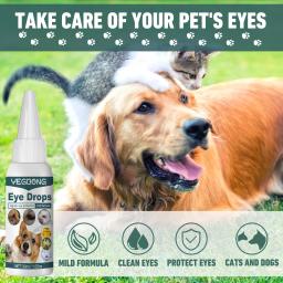 Colírio para Alívio de Idosos, Comichão e Catarata Tratamento, Comichão para Animais de Estimação, Tratamento para Cães e Gatos, Ceratite - Image 6