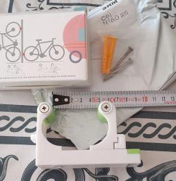 Suporte ajustável da parede da bicicleta, ganchos da bicicleta, montagem portátil, fivela, cabide, armazenamento, ciclismo, estacionamento rack, acessórios - Image 6