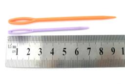 Agulhas de tricô plásticas para suéter e crochê, 20 peças, acessórios coloridos mistos, 9,5 cm-7cm de comprimento - Image 2