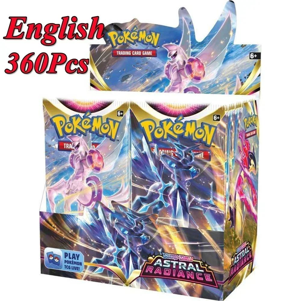 Novo espanhol pokemoned cartões inglês francês coroa zenith prata tempest perdido origem estrelas brilhantes carte pokémon coleção brinquedos - Image 1