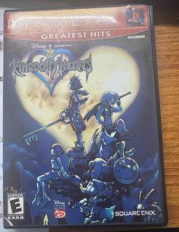 Disco de jogo autêntico usado para Sony PS2 Kingdom Hearts versão norte-americana, inclui manual. - Image 1