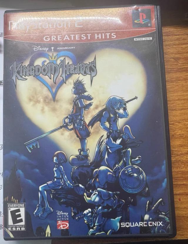 Sony PS2 Kingdom Hearts Jogo Original Norte-Americano com Manual