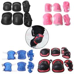 Crianças joelheiras ciclismo patinação proteção cotovelo guarda scooter crianças protetor dropship - Image 1