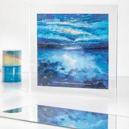 Fita criativa Washi Aquascape, Tema Céu e Mar, DIY, Scrapbook, Moldura, Calendário, Decoração de Cartão, 6 Estilos, 1 Saco de Rolo - Image 5