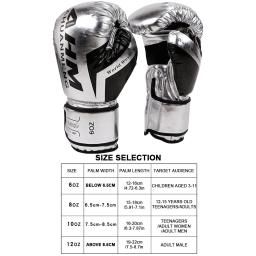 PU Leather Luvas de Boxe Profissionais para Adultos e Crianças, Luvas de Treinamento, Esponja Respirável, Muay Thai, Sanda, Suprimentos Esportivos - Image 6