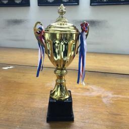 Jogos Esportivos Pequeno Prémio Taça com Tampa, Troféu Dourado, Modelo Metálico, Troféu Campeão, Competição, Vencedor do Futebol, Troféu Troféu, Brinquedo - Image 5