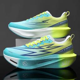Tênis de Corrida Masculino Esportivo com Placa de Carbono Especial para Maratona Respirável Leve Confortável para Mulheres Tênis Atléticos Antiderrapantes - Image 2