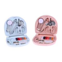 Mini Box De Costura Portátil, Conjunto De Costura, Estojo De Armazenamento De Agulha, Botões, Pins Storage Box, Acessórios Para Ferramentas De Costura, 7x6.5cm, 1 Conjunto - Image 2