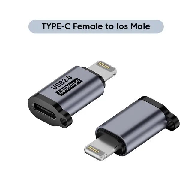 Adaptador Micro USB para Tipo C 480Mbps - Conexão Universal