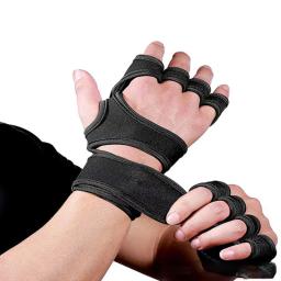 Luvas de treinamento para homens e mulheres, Luvas de treino, protetor de palma, Fitness, musculação, halterofilismo, ginástica, mão, pulso - Image 2