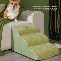 Anti-Slip Memória Espuma Escadas Sofá para Pequeno Cão, Cat Ramp, Puppy Ladder, 2 ou 3 Passos Escadas, cão Suprimentos - Image 5