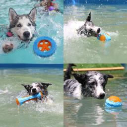 Mastigar brinquedos de borracha para cães Resistente a mordida, Squeaky Training, Jogando brinquedo, Brinquedos interativos do cão, Cães grandes, Limpeza dos dentes - Image 2