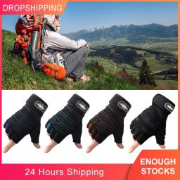 Luvas Esportivas de Meio Dedo para Fitness, Proteção para as Mãos, Antiderrapante, Respirável, Ciclismo, Ao Ar Livre, Caça, Escalada, M, L, XL - Image 1