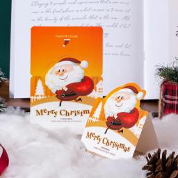 Criativos Cartões de Natal Cartões de Presente Véspera de Natal Feliz Natal Xmas - Image 2