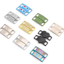 Cadarços Tag Metal para Crianças e Adultos, Sapatilhas Diamond Buckle, Acessórios para Calçados Casuais, Decorações Fashion Laces, AF1, AJ1, 2 peças - Image 5