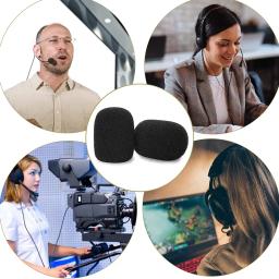 Small Foam Mini Microfone Covers, Headset Mic Cover, Proteção Headset para Lavalier, 5 pcs - Image 6