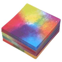 Papéis de Origami Quadrado Colorido, Papel Colorido, Suprimentos Artesanais Dobráveis, 400 Folhas - Image 1