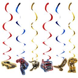 Conjunto de utensílios descartáveis para festa de aniversário infantil, transformadores, Optimus Prime, tema Bumblebee, prato de papel, tecido, copo - Image 6