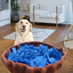 Lavável Feltro Sniffing Pad para Pet, Cão dobrável Slow Feeding Mat, Treinamento Snuff Mat Toy - Image 5