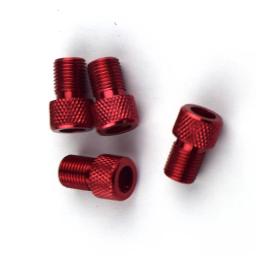 Adaptador de válvula de bicicleta de liga de alumínio, 4 unidades, converter presta para válvula schrader, bomba de bicicleta, bico de ar, ferramentas de tubo, acessórios de bicicleta - Image 6