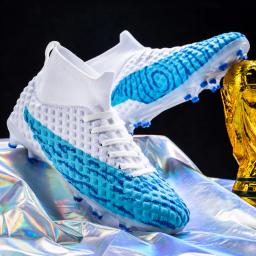 Sapatos de Futebol de Treinamento Profissional para Crianças, TF AG Botas, Chuteiras Masculinas, Tênis Infantis, Turf, Futsal, Meninos - Image 6