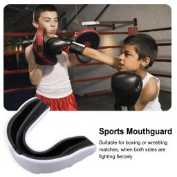 Kids Boxing Gum Shield com Estojo de Armazenamento, Proteção Dentes, EVA Sports Mouth Guard, Duplo Colorido para Lacrosse Rugby Taekwondo - Image 3