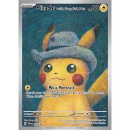 Pokemon Van Gogh Museum Pikachu Coleção Cartões, DIY, Clássico Jogo de Cartas Único, Anime Self Made Cartões, Brinquedos Presente - Image 1