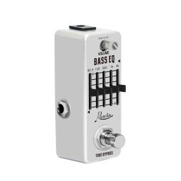 Rowin LEF-317B baixo eq pedal 5 banda equalizador pedais para baixo guitarra com 5 banda gráfico mini tamanho true bypass - Image 5