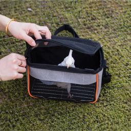 Portable Bird Cage para Pequenos Animais, Portador de Papagaio, Sugar Glider Backpack, Hamster Bag, Lizard Acessórios - Image 4