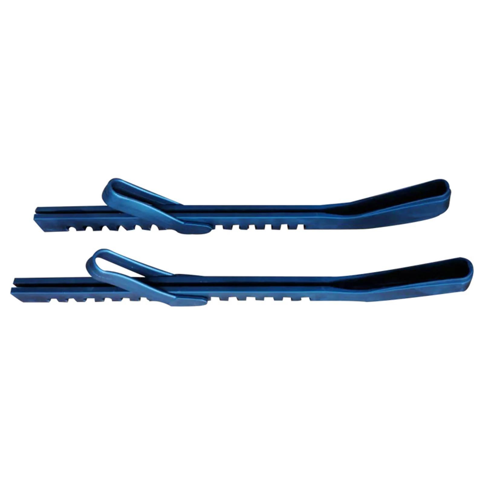 2 pçs plástico macio hóquei no gelo figura skate lâmina guarda capa protetor para mulheres homens jovens crianças - Image 1