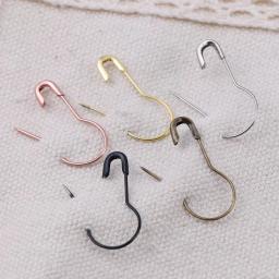 Alfinetes de segurança em forma de broche em forma de pêra, clipes de metal para tricô, tag, hangtag, artesanato, diy, 100pcs - Image 4