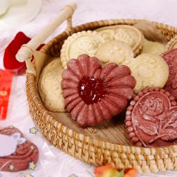 Moldes De Biscoito De Madeira Com Padrões De Coração E Flores, DIY Esculpido, Cortador De Biscoitos Em Relevo, Moldes Para Assar, Bolo Fondant, Biscoito, 1Pc - Image 5