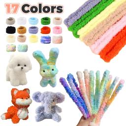 Chenille colorido Hastes Vara Limpadores, Torção Bar Decorações, DIY Artes Suprimentos, Crianças Plush Stick, Material artesanal, 100cm - Image 1