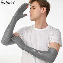 Luvas de proteção solar UV masculinas, mangas compridas, luvas de ciclismo, capa de mão, verão, legal, motociclista, direção, novo - Image 5