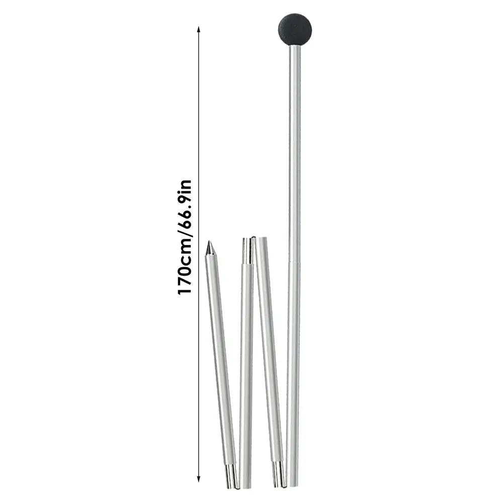 Telescópica Liga de Alumínio Stand Canopy Polos, Tent Pole, Abrigo para Tarp, Hastes Dobráveis, Camping, 1.7m - Image 1