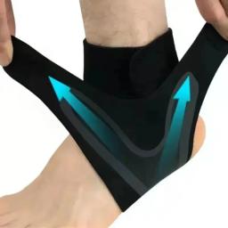 Tornozelo Suporte Brace para Esportes e Fitness, Pé Bandagem, Elástico, Ajuste Livre, Prevenção de Entorse, Guard Band - Image 4