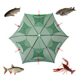 Rede de pesca automática portátil, dobrável, captura iscas de peixe, armadilha para peixes, camarão, minnows, caranguejo, armadilhas de malha, acessórios de pesca - Image 5