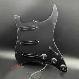 Pickguard de guitarra ST pré-cabeado, Ímã cerâmico, Hot Rails, Captador de bobina dupla, Conjunto Scratchplate para guitarra ST - Image 5