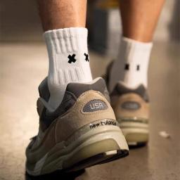 Meias casuais meias de tornozelo meias de algodão masculinas moda respirável meias confortáveis - Image 1
