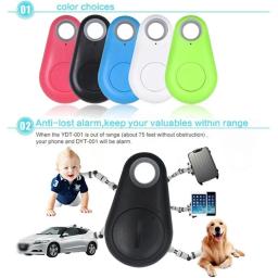 Mini Smart GPS Tracker para animais de estimação, localizador de cães, Tag de alarme anti-perdido, Key Finder sem fio, Bluetooth 4.0, bolsa de criança, carteira, moda - Image 4