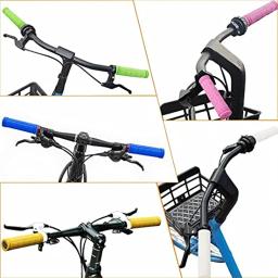 Punhos de guiador antiderrapante para bicicleta, Bmx, MTB, scooter, bicicleta dobrável, downhill, peças de ciclismo, capa macia, 1 par - Image 6