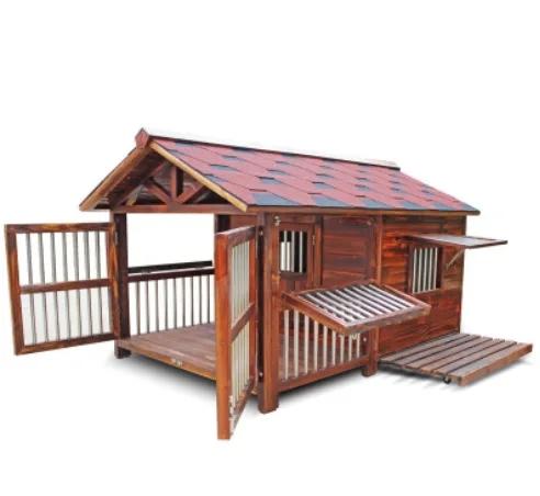 Casa de Cachorro de Madeira Maciça: O Luxo Ideal para seu Pet ao Ar Livre